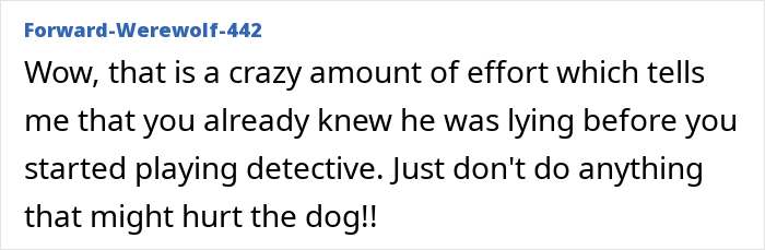 Comment reacting to a girlfriend playing detective after a guy takes an imaginary flight to Italy.