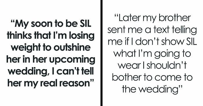 Bride-to-Be Thinks SIL Is Plotting To Steal Her Big Day, But She Has No Idea Why She’s Losing Weight
