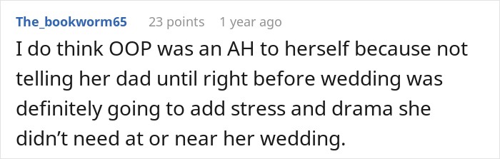 Dad Does The Bare Minimum For 25 Years, Mad When Daughter Won’t Give Him The Biggest Wedding Honor Dad Does The Bare Minimum For 25 Years, Mad When Daughter Won’t Give Him The Biggest Wedding Honor