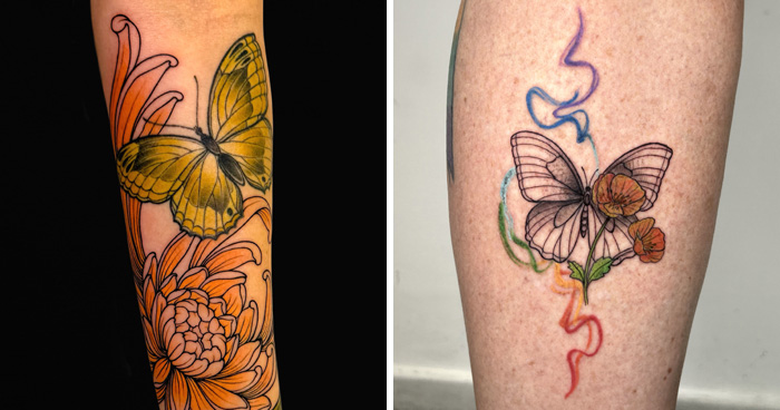 15 Butterfly Tattoos That Combine Stunning Designs With Facts You Might Not Know, As Shared By Our Artists