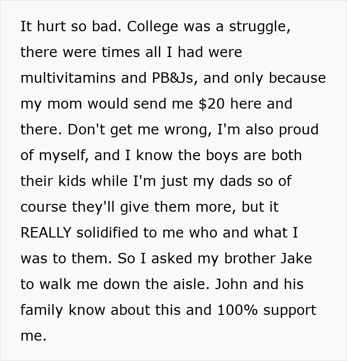 Dad Does The Bare Minimum For 25 Years, Mad When Daughter Won’t Give Him The Biggest Wedding Honor Dad Does The Bare Minimum For 25 Years, Mad When Daughter Won’t Give Him The Biggest Wedding Honor