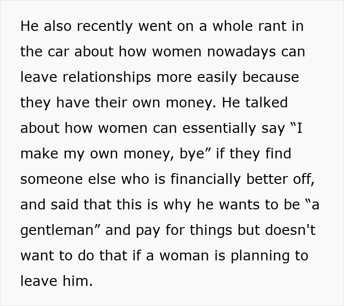 Guy Reminds Woman Of All The Things He Buys, Uses Them Against Her, Then Says She's Hurting Him Guy Reminds Woman Of All The Things He Buys, Uses Them Against Her, Then Says She's Hurting Him
