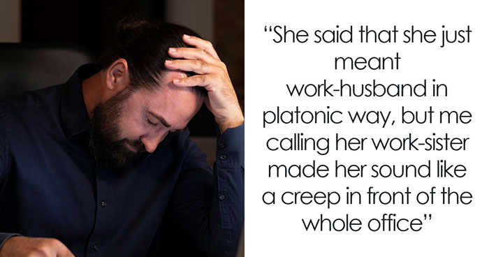 Woman Calls Her Longtime Teammate Her “Work Husband” In Public, Gets Mad As He Corrects Her Wording