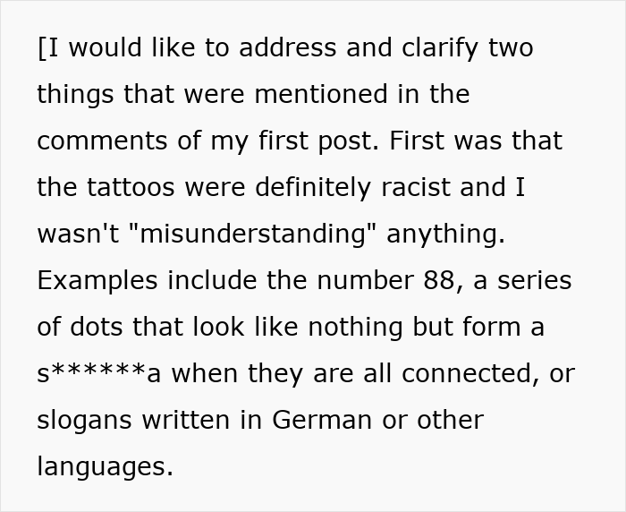 Explanation of racist symbols that made a woman realize she cannot marry her fiancé. Explanation of racist symbols that made a woman realize she cannot marry her fiancé.