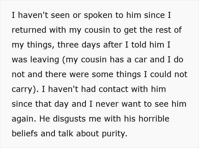 Post details why a woman cannot marry her fiancé after discovering his extremist beliefs. Post details why a woman cannot marry her fiancé after discovering his extremist beliefs.