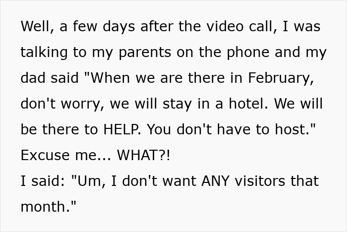 A screenshot of a story about a woman setting boundaries with her dad before giving birth. A screenshot of a story about a woman setting boundaries with her dad before giving birth.