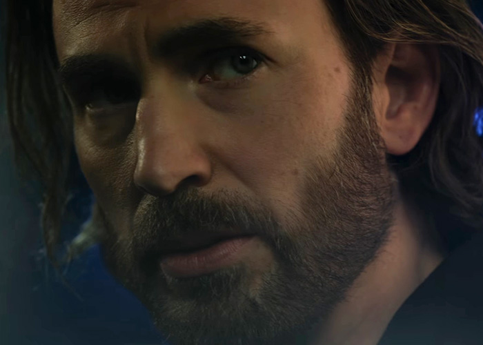 Close-up of Chris Evans looking intense in a new promo Close-up of Chris Evans looking intense in a new promo