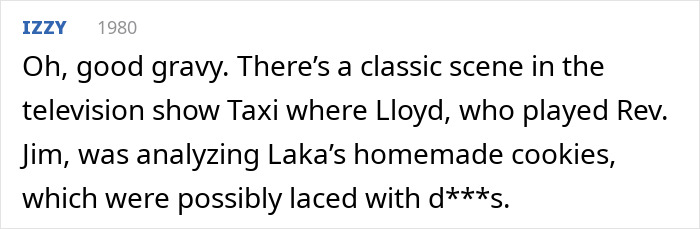 Online comment by IZZY discussing Christopher Lloyd and his role in the TV show Taxi. Online comment by IZZY discussing Christopher Lloyd and his role in the TV show Taxi.