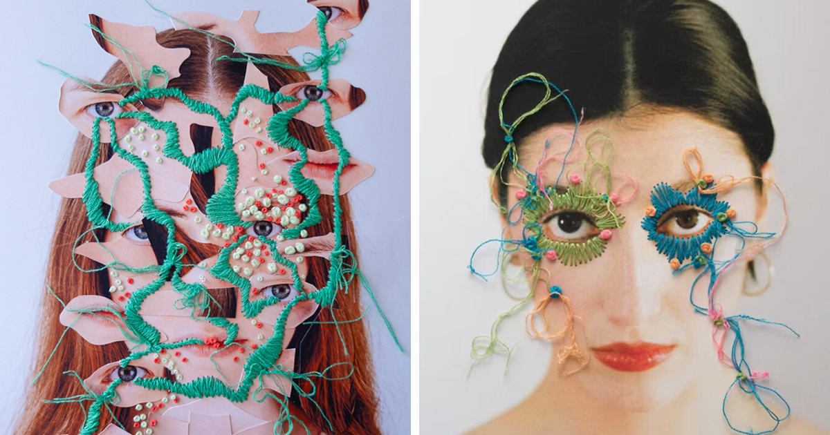 boredpanda.com - Raquel Teixeira - 36 Unusual Portraits That Reveal The Surreal World Of Collage By Artist Katy Williamson