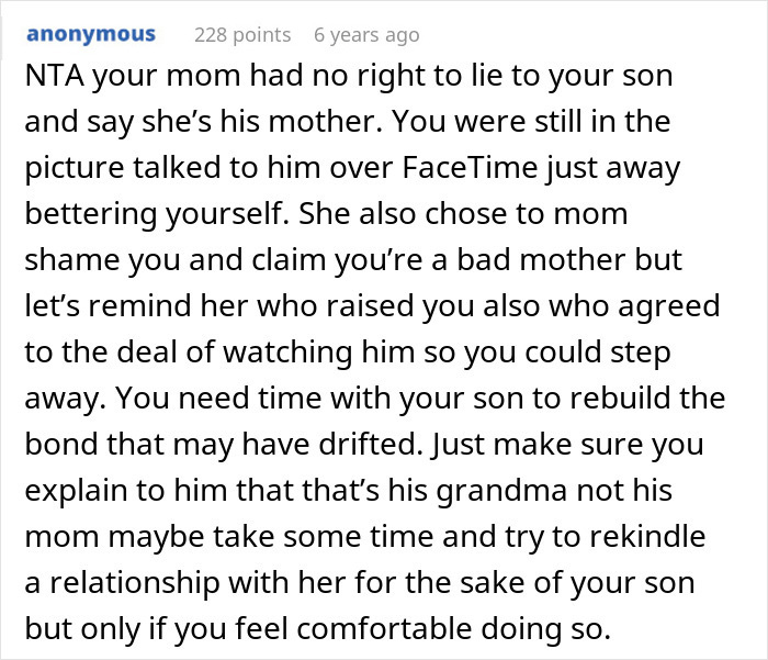 Mother Returns For Her 3YO, Then Confronts Grandma After Learning She Taught Him To Call Her Mom Mother Returns For Her 3YO, Then Confronts Grandma After Learning She Taught Him To Call Her Mom