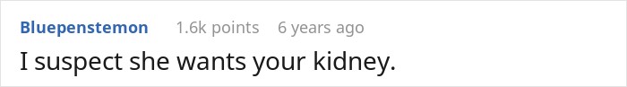 Short online comment suspecting motives after mom’s favorite daughter gets the house and business. Short online comment suspecting motives after mom’s favorite daughter gets the house and business.