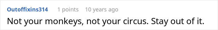 A comment snippet about staying out of drama related to a woman tricking her BF into believing she's pregnant. A comment snippet about staying out of drama related to a woman tricking her BF into believing she's pregnant.