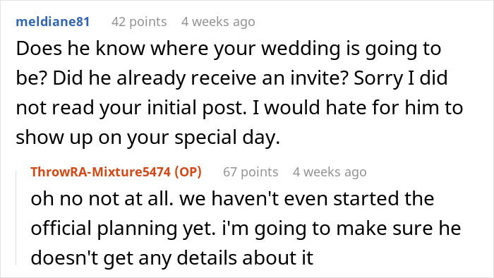 Commenters asking if the guy who waits 20 years will try to show up on the day she gets engaged and plans a wedding Commenters asking if the guy who waits 20 years will try to show up on the day she gets engaged and plans a wedding