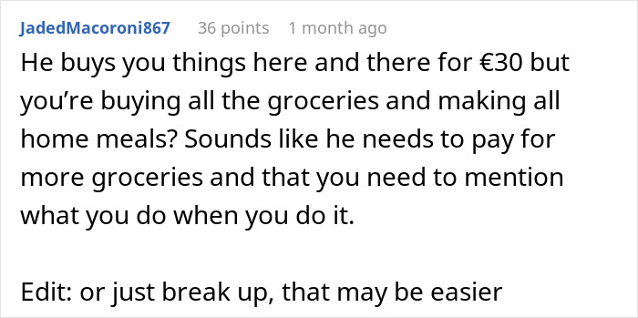 Guy Reminds Woman Of All The Things He Buys, Uses Them Against Her, Then Says She's Hurting Him Guy Reminds Woman Of All The Things He Buys, Uses Them Against Her, Then Says She's Hurting Him