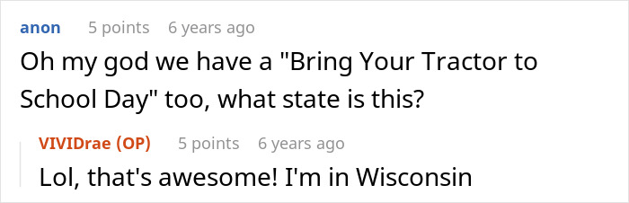 A comment about a local school event, referencing the story where a woman decides to move away. A comment about a local school event, referencing the story where a woman decides to move away.