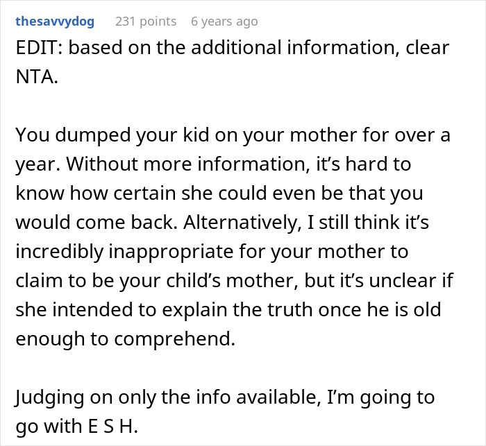 Mother Returns For Her 3YO, Then Confronts Grandma After Learning She Taught Him To Call Her Mom Mother Returns For Her 3YO, Then Confronts Grandma After Learning She Taught Him To Call Her Mom
