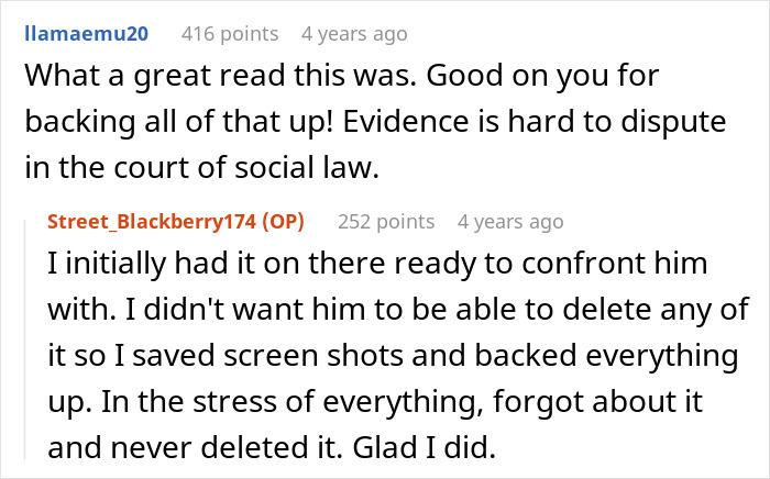 Online discussion about gathering evidence after an engagement fell apart with an ex-fiance.