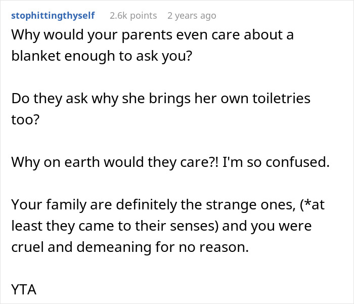 Man Comes To The Internet To Complain About GF’s Attachment To Her Blanket, She Gives A Savage Response Man Comes To The Internet To Complain About GF’s Attachment To Her Blanket, She Gives A Savage Response