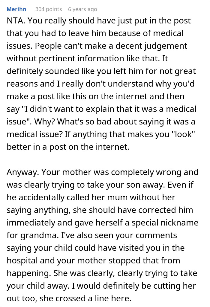 Mother Returns For Her 3YO, Then Confronts Grandma After Learning She Taught Him To Call Her Mom Mother Returns For Her 3YO, Then Confronts Grandma After Learning She Taught Him To Call Her Mom