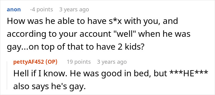 Wife Realizes Husband Is Cheating With Men, Doesn't Do Anything About It Until He Takes It Too Far Wife Realizes Husband Is Cheating With Men, Doesn't Do Anything About It Until He Takes It Too Far