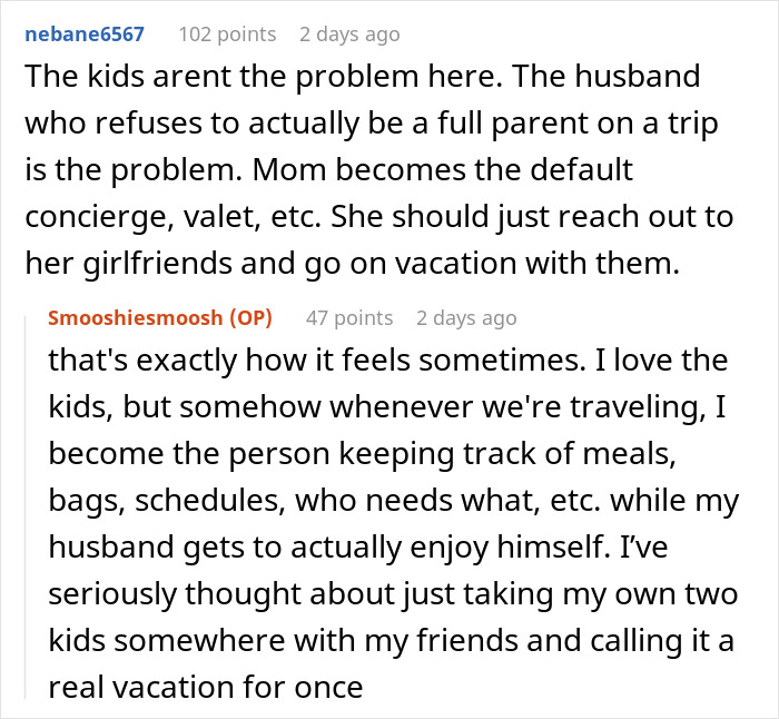 Wife Says No To Husband’s Plan To Bring His Former Stepkids On Their Florida Vacation, He Gets Mad Wife Says No To Husband’s Plan To Bring His Former Stepkids On Their Florida Vacation, He Gets Mad