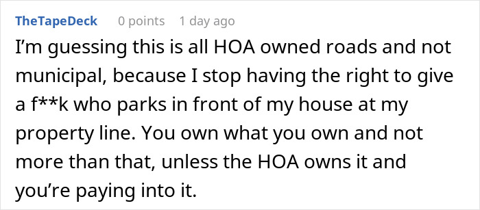 Guy Has Had Enough Of Neighbors' Parking Habits, So A Sunday Trash Run Turns Into Petty Revenge Guy Has Had Enough Of Neighbors' Parking Habits, So A Sunday Trash Run Turns Into Petty Revenge