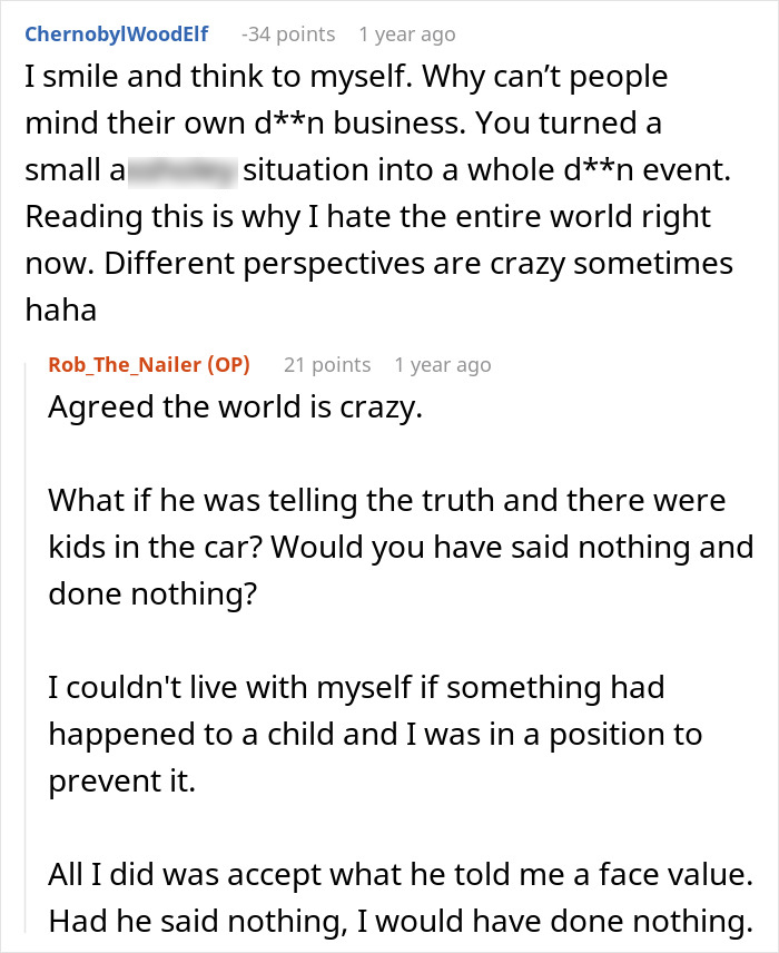 Man Steals A Family Parking Spot And Tells One Lie That Makes The Situation Much More Serious