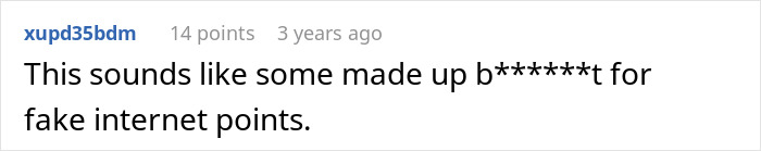 Reddit comment questioning if a Disneyland family drama story is made up for points. Reddit comment questioning if a Disneyland family drama story is made up for points.