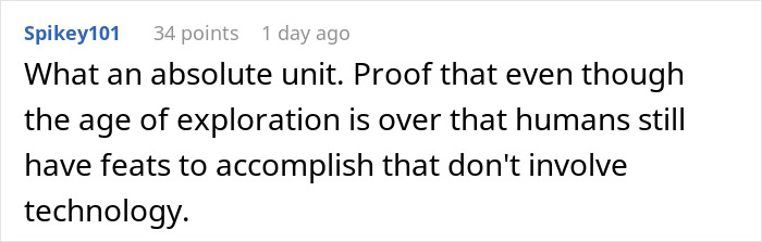 A comment about human feat of exploration regarding a man goes for a walk in 1998 A comment about human feat of exploration regarding a man goes for a walk in 1998