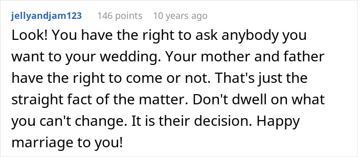 Dad Threatens To Skip Daughter’s Wedding If She Invites Cheater Mom, She’s Fed Up With Their Drama Dad Threatens To Skip Daughter’s Wedding If She Invites Cheater Mom, She’s Fed Up With Their Drama