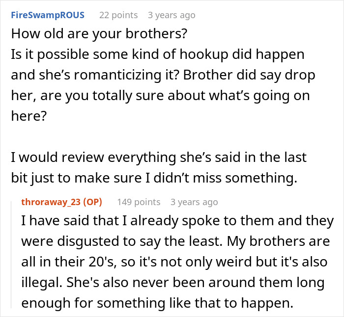 Discussion about teen pretending to date best friend's brothers and reactions to the lies exposed Discussion about teen pretending to date best friend's brothers and reactions to the lies exposed