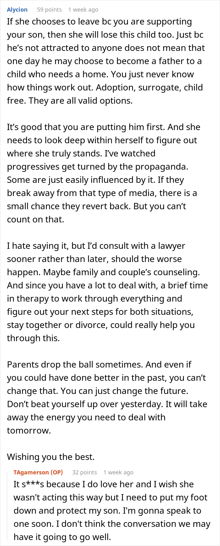 Son’s Coming Out Unravels Parents’ 20-Year Marriage As Dad Learns Wife Isn’t Who She Claimed To Be Son’s Coming Out Unravels Parents’ 20-Year Marriage As Dad Learns Wife Isn’t Who She Claimed To Be