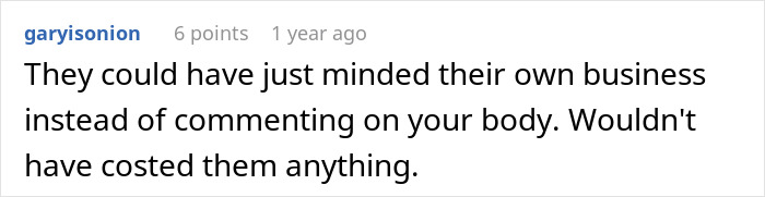 A online response regarding MIL shames DIL for not wearing a bra at home.