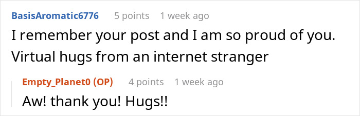 Comment wishing the best to the girlfriend who recovered from surgery and left her boyfriend