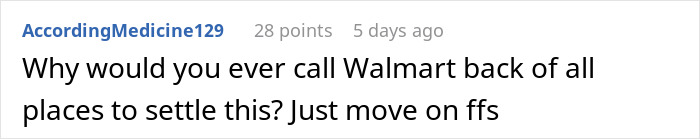 A online forum post questioning why anyone would contact Walmart back. A online forum post questioning why anyone would contact Walmart back.