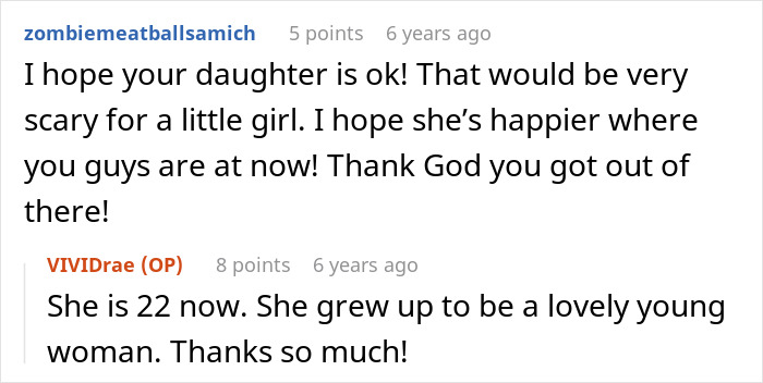 A supportive comment thread about moving away after an unhinged mom calls the police on her daughter. A supportive comment thread about moving away after an unhinged mom calls the police on her daughter.