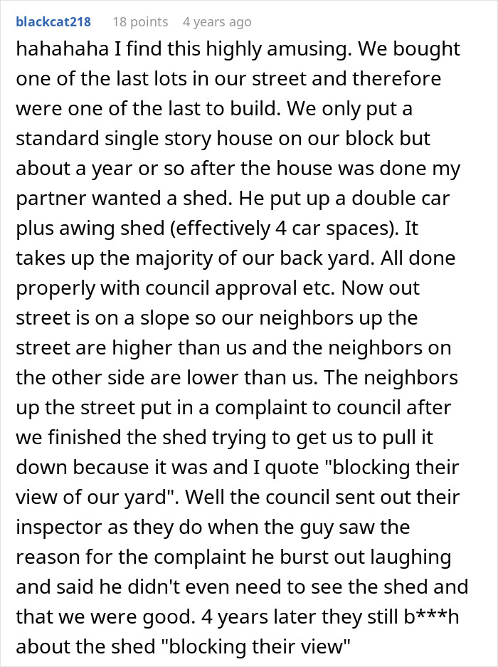Neighbors Try To Sabotage Family’s New Home To Save Their View, Avoid Them For 5 Years After It Fails Neighbors Try To Sabotage Family’s New Home To Save Their View, Avoid Them For 5 Years After It Fails