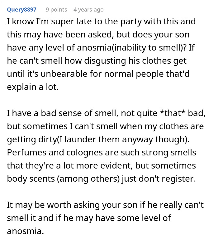 Grown Man Hates Doing Laundry, Doesn't Understand Why His Family Calls Him Out On His Stinky Clothes