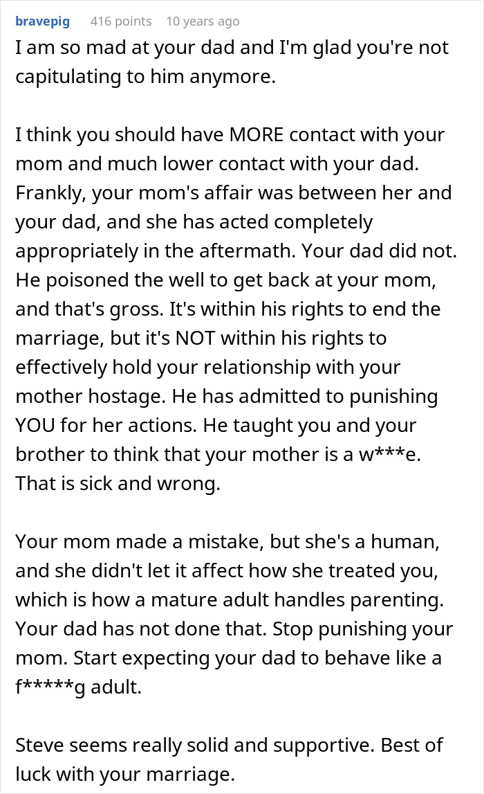 Dad Threatens To Skip Daughter’s Wedding If She Invites Cheater Mom, She’s Fed Up With Their Drama Dad Threatens To Skip Daughter’s Wedding If She Invites Cheater Mom, She’s Fed Up With Their Drama