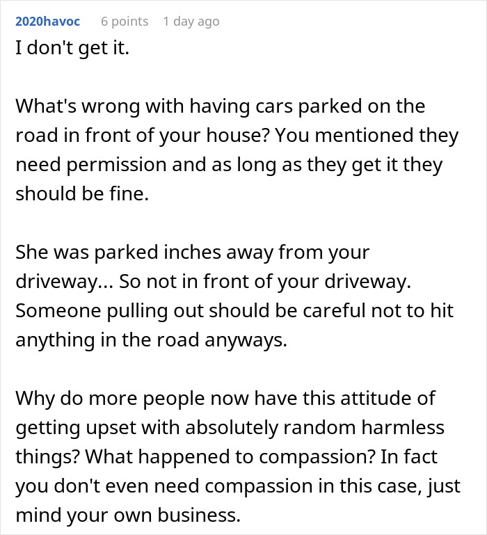 Guy Has Had Enough Of Neighbors' Parking Habits, So A Sunday Trash Run Turns Into Petty Revenge Guy Has Had Enough Of Neighbors' Parking Habits, So A Sunday Trash Run Turns Into Petty Revenge