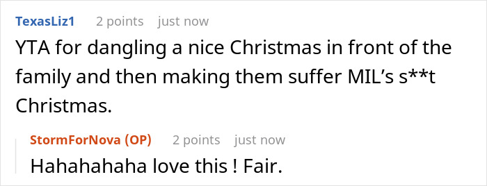 Criticism of Christmas scene in toxic family story Criticism of Christmas scene in toxic family story