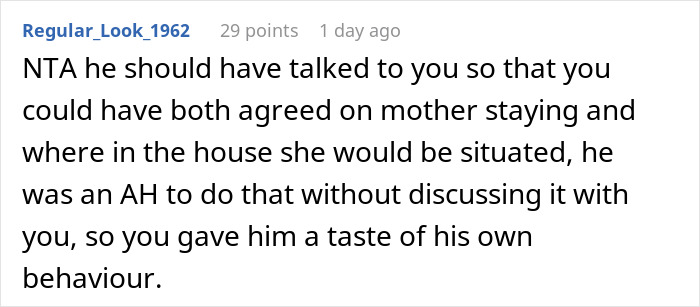 Guy Learns Why You Should Always Consult Your Wife Before Letting Your Mom Move In For 6 Weeks