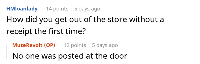 Online discussion thread about a woman who forgets to pay at Walmart checkout. Online discussion thread about a woman who forgets to pay at Walmart checkout.