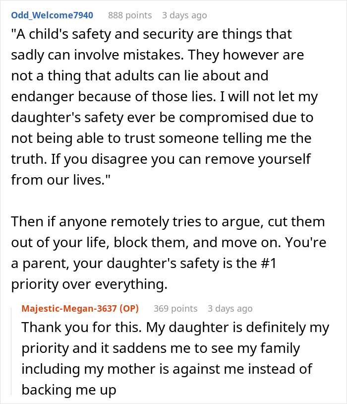 Reddit comments supporting a mom whose aunt leaves niece at school and breaks trust. Reddit comments supporting a mom whose aunt leaves niece at school and breaks trust.