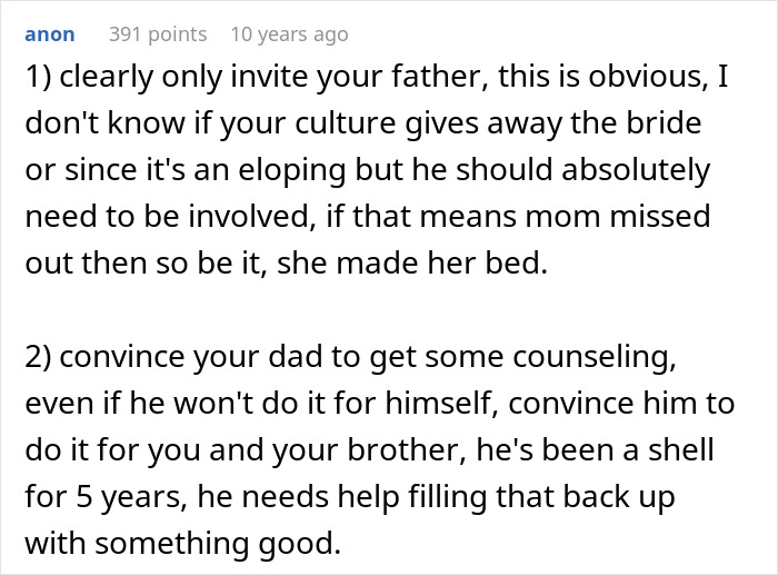 Dad Threatens To Skip Daughter’s Wedding If She Invites Cheater Mom, She’s Fed Up With Their Drama Dad Threatens To Skip Daughter’s Wedding If She Invites Cheater Mom, She’s Fed Up With Their Drama