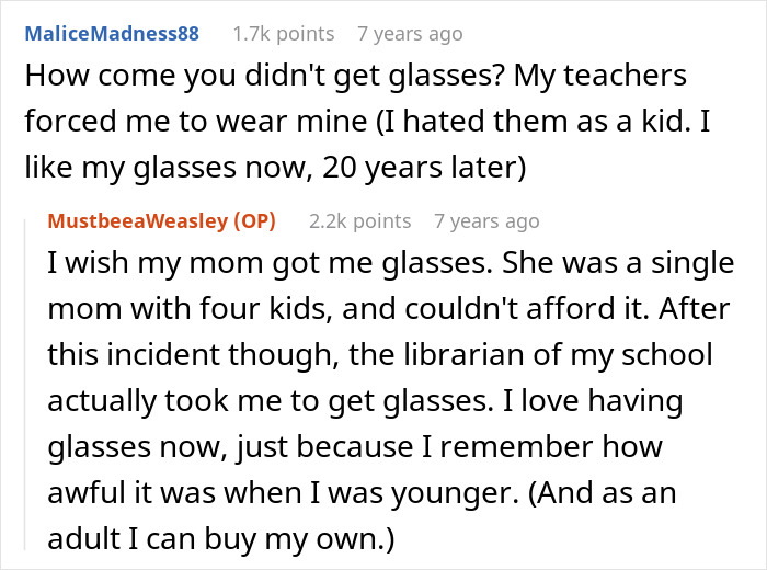 Nearsighted Student Asks To Sit Closer To The Board, Math Teacher Writes A Big Red “NO!” Nearsighted Student Asks To Sit Closer To The Board, Math Teacher Writes A Big Red “NO!”