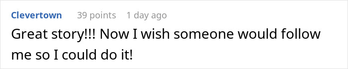 Comment expressing wish to be followed to try the effect Comment expressing wish to be followed to try the effect