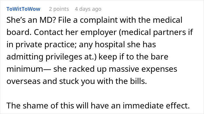 Advice to file complaint against groom's stepmom over wedding expenses and bills