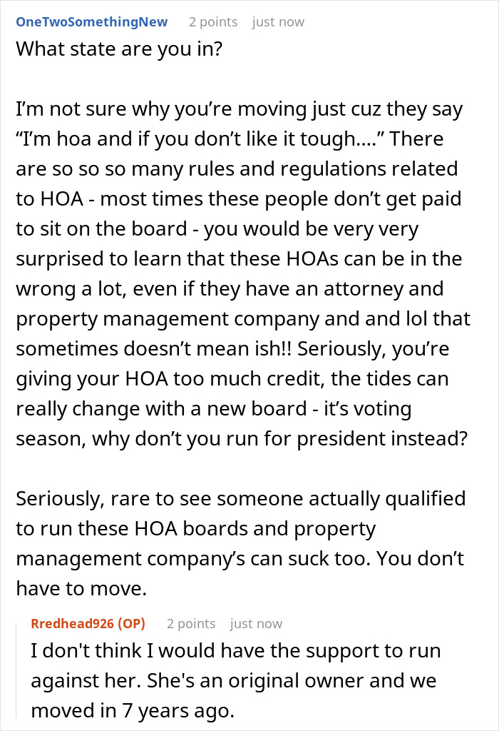 HOA Tells Residents To Move If They're Unhappy With Them HOA Tells Residents To Move If They're Unhappy With Them
