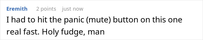 Social media comment expressing panic over a situation involving a manosphere follower.